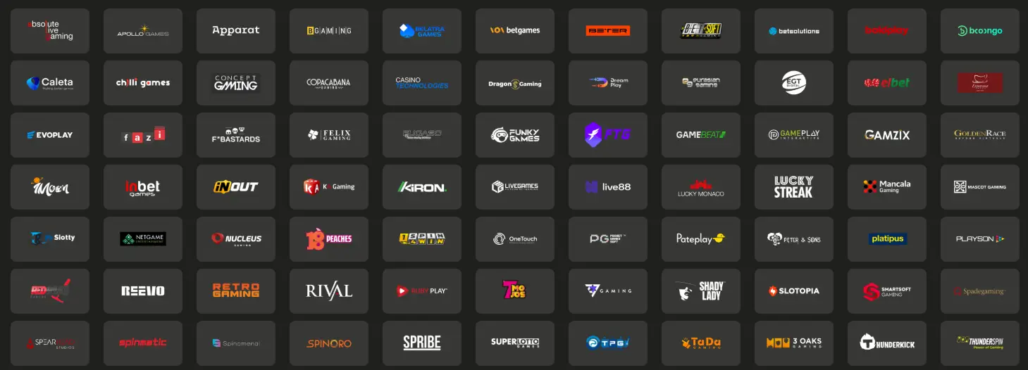 olymposwin casino providers